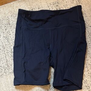 Athleta Women's Navy Biker/Spandex Shorts